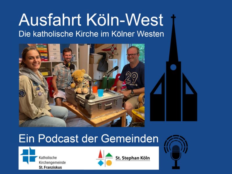 Bild: Leonie (links) und Jörg (rechts) im Gespräch mit Stefan. (c) Stefan Klinkhammer