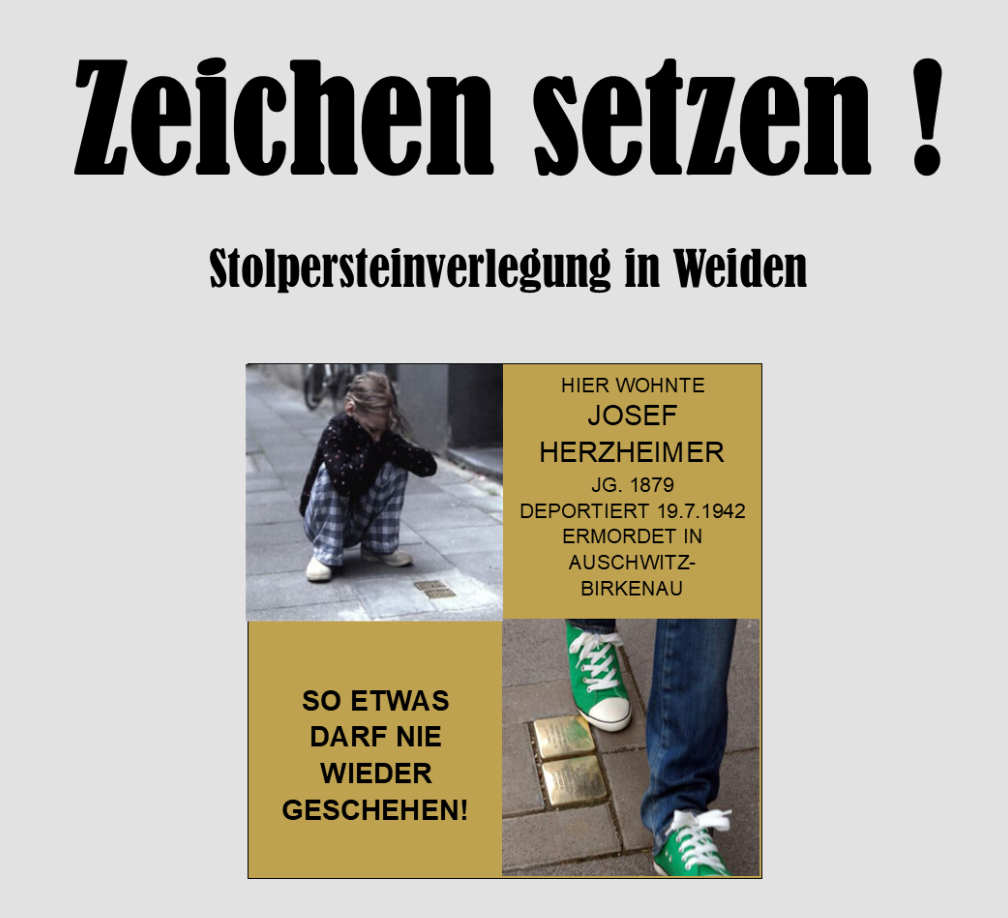 Plakat Verlegung