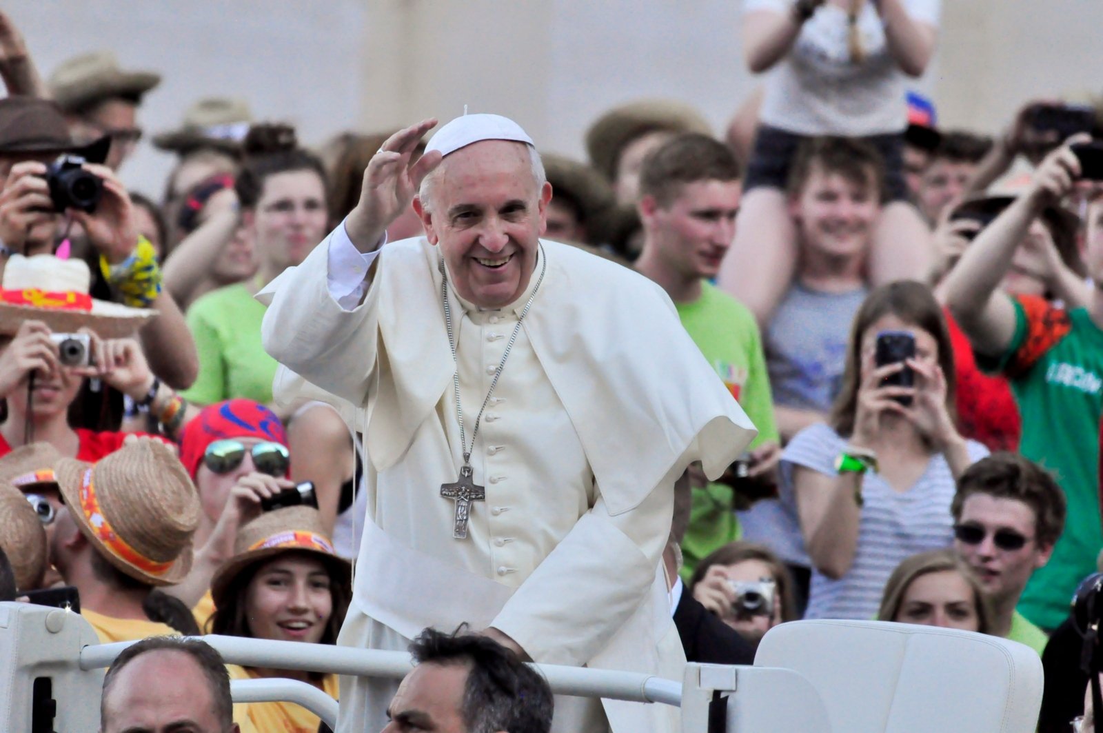 Papst Franziskus (c) Foto: Christine Limmer In: Pfarrbriefservice.de